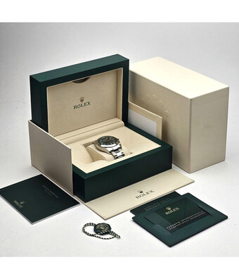 Rolex Milgauss 40 steel blue orange green Oyster 2023 B+P | ONE OF THE LAST