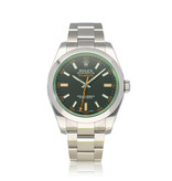 Rolex Milgauss 40 - 2013 box + papers | steel black orange - green - GV Oyster