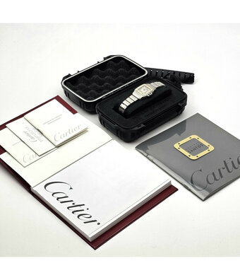 Cartier Santos de Cartier Galbée 34,8 - 2000 + papers | steel / yellow gold SM