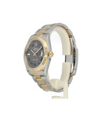 Rolex Datejust 41 - 2024 box + papers | steel - yellow gold slate roman Oyster Wimbledon