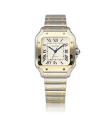 Cartier Santos de Cartier  Medium - 2021 box + papers | steel - yellow gold medium | ref. 4075 |