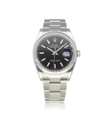 Rolex Datejust 36 - 2022 box + papers | steel black Oyster