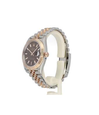 Rolex Datejust 41 - 2019 box + papers | steel - rose gold choco Jubilee