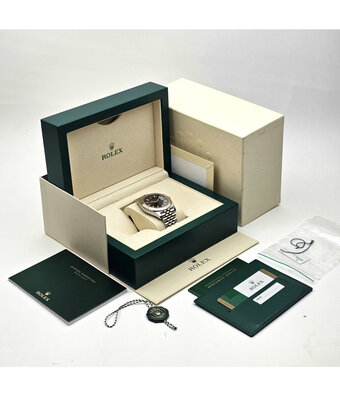 Rolex Datejust 41 - 2019 box + papers | steel - rose gold choco Jubilee