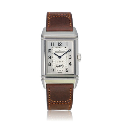 Reverso Classic Large Small Second 45 - 2022 box + papers | steel silver