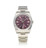 Rolex Oyster Perpetual 36 - 2014 box + papers | steel red grape domed Oyster