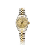 Rolex Lady-Datejust 26 NEW ROLEX SERVICE - 1981 B+P | steel - yellow gold champagne Jubilee