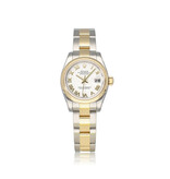 Rolex Lady-Datejust 26 NEW ROLEX SERVICE | white 2019 | steel / yellow gold Oyster
