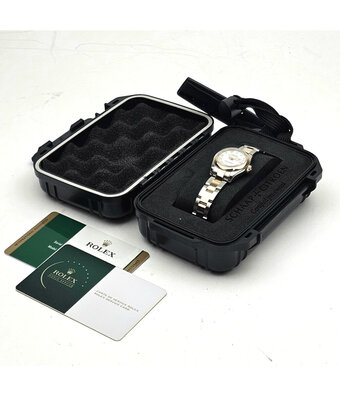 Rolex Lady-Datejust 26 NEW ROLEX SERVICE | white 2019 | steel / yellow gold Oyster