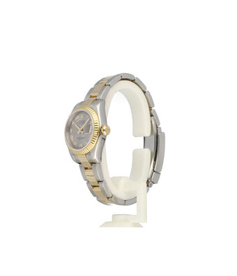 Rolex Lady-Datejust 26 NEW ROLEX SERVICE 2009 B+P | steel - yellow gold silver roman Oyster