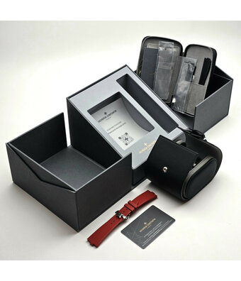 Vacheron Constantin Overseas Dual Time 41 OPEN DATE - box + papers | steel black