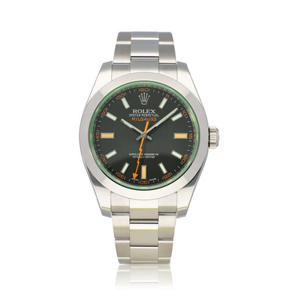 Milgauss 40 - 2016 box + papers | steel black orange - green - GV Oyster