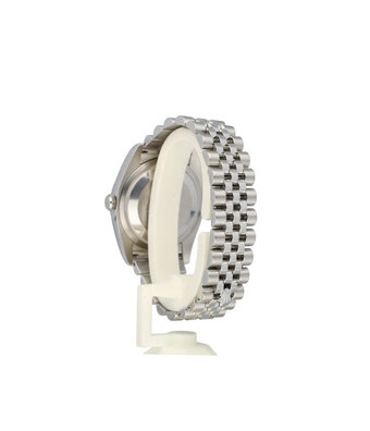 Rolex Datejust 36 NEW ROLEX SERVICE - 2018 B+P | steel silver domed Jubilee