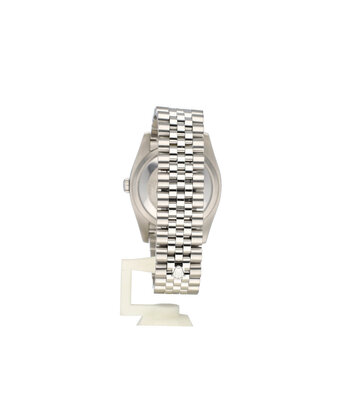 Rolex Datejust 36 NEW ROLEX SERVICE - 2018 B+P | steel silver domed Jubilee