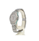 Rolex Yacht-master 35 NEW ROLEX SERVICE - 2004 B+P | steel - platinum red medium