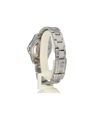 Rolex Yacht-master 35 NEW ROLEX SERVICE - 2004 B+P | steel - platinum red medium