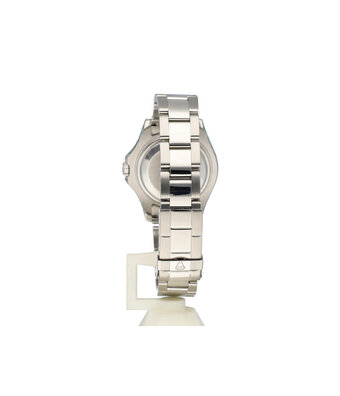 Rolex Yacht-master 35 NEW ROLEX SERVICE - 2004 B+P | steel - platinum red medium