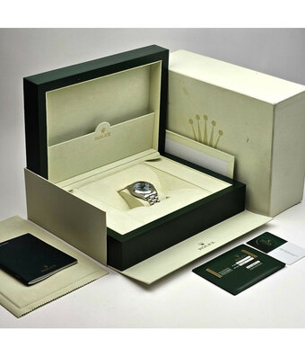 Rolex Day-Date II 41 NEW ROLEX SERVICE 2008 B+P | platinum president ice blue