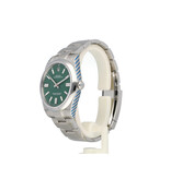 Rolex Oyster Perpetual 41 steel green domed Oyster - Bulbasaur - 2023 B+P | NEW ROLEX SERVICE