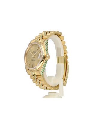 Rolex Datejust 36 NEW ROLEX SERVICE | yellow gold champagne tight Jubilee - 1981