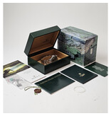 Rolex Submariner Date 40 steel Kermit - Green - Fat / Flat Four F-serial - 2004 box + papers