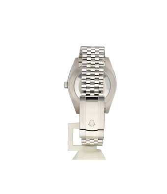 Rolex Datejust 41 - 2024 box + papers | steel black index domed Jubilee