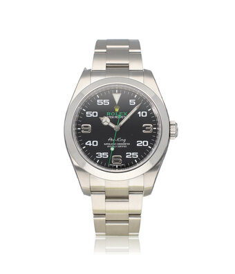 Rolex Air-king 40 - 2020 box + papers | steel black Oyster