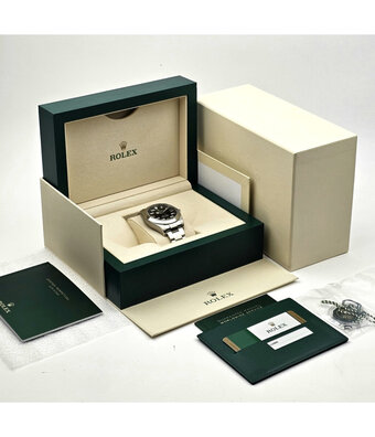 Rolex Air-king 40 - 2020 box + papers | steel black Oyster