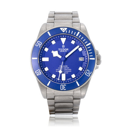 Pelagos 42 42 steel blue titanium automatic