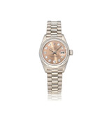 Rolex Lady-Datejust 26 white gold diamond 1999 B+P | NEW ROLEX SERVICE