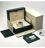 Rolex Datejust II 41 blue Oyster 2016 box + papers | steel - white gold fluted