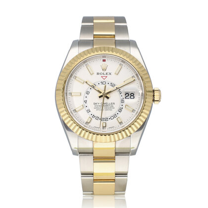 Sky-Dweller  42 2021 box + papers | steel / yellow gold white Oyster