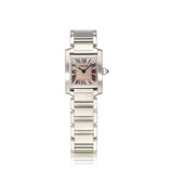 Cartier Tank Française 25,35 mother of Pearl - steel roman