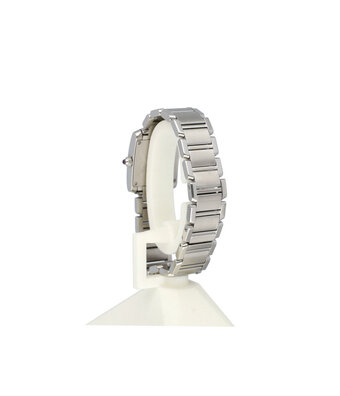 Cartier Tank Française 25,35 mother of Pearl - steel roman