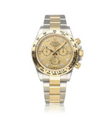 Rolex Daytona  40 NEW ROLEX SERVICE - 2020 B+P | steel - gold champagne diamond