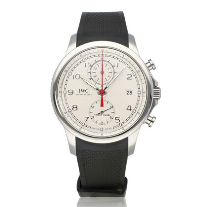 Portugieser Chronograph Yacht Club 45 NEW IWC SERVICE | incl. new IWC rubber strap