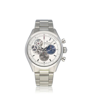 Zenith El Primero Chronomaster Open 40 2022 box + papers | steel silver