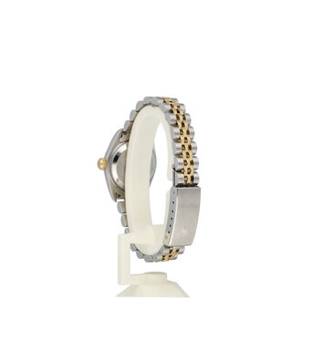 Rolex Lady-Datejust 24 1998 box + papers | yellow gold steel champagne diamond Jubilee