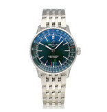 Breitling Navitimer Automatic 41 NEW BREITLING SERVICE - 2023 B+P | steel green