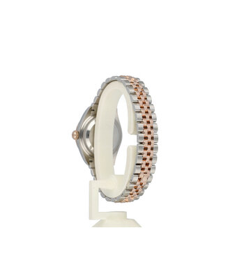 Rolex Lady-Datejust 28 NEW ROLEX SERVICE - 2017 B+P | steel - rose gold Jubilee sundust diamond