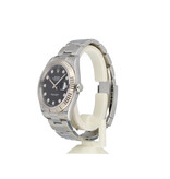 Rolex Datejust 41 2024 box + papers | steel - white gold black diamond Oyster