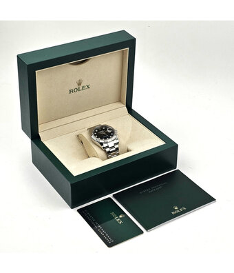 Rolex Datejust 41 2024 box + papers | steel - white gold black diamond Oyster