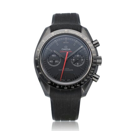 Speedmaster Dark Side Of The Moon Speedmaster 44 2025 B+P | ceramic - black - rubber