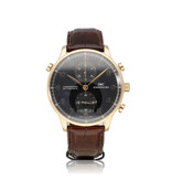 IWC Portugieser Chronograph Rattrapante 41 NEW IWC STRAP - 2004 box + papers | rose black alli