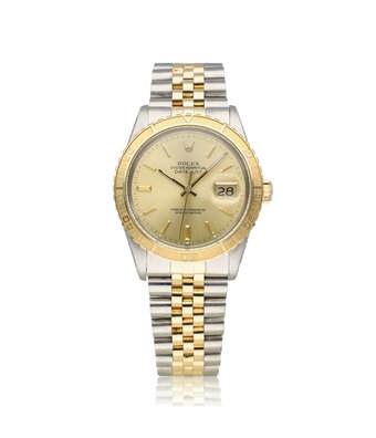 Rolex Datejust Turn-o-graph steel - yellow gold champagne Jubilee 1982 box + papers