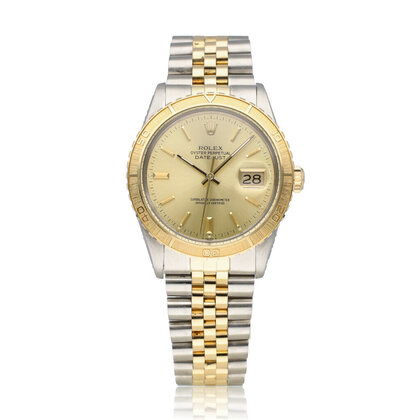 Datejust Turn-o-graph steel - yellow gold champagne Jubilee 1982 box + papers
