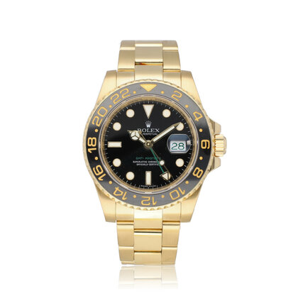 GMT-Master II 40 yellow gold black Oyster 2009 box + papers