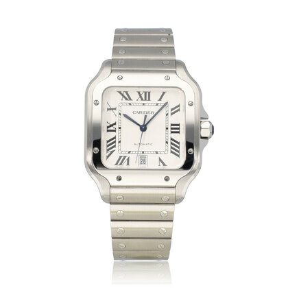 Santos de Cartier  Large OPEN DATE - B+P | steel silver XL | ref. 4072 |