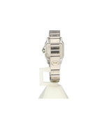 Cartier Santos de Cartier Galbée 24 steel / yellow gold white roman