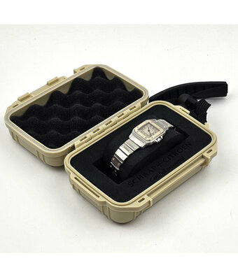 Cartier Santos de Cartier Galbée 24 steel / yellow gold white roman